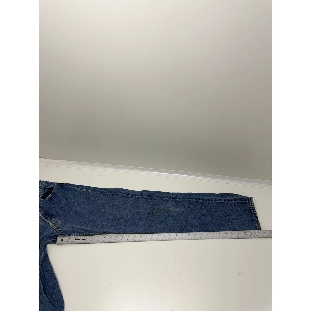 Vintage Levi's 501 0115 Jeans USA Made Y2K Straight Leg W31 L34 Medium Wash